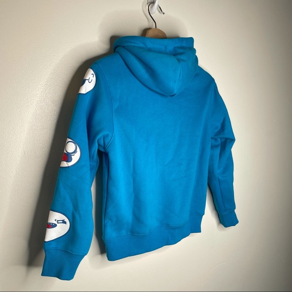 The Odd 1s Out Blue Hoodie Sweatshirt James Drawstring Kids Medium YouTube Merch - Picture 4 of 7